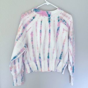 Old Navy Tie-dye cropped sweatshirt